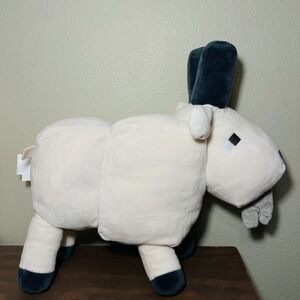 Minecraft Mojang Large Goat Plush 16 Inch Gamer Discontinued Rare